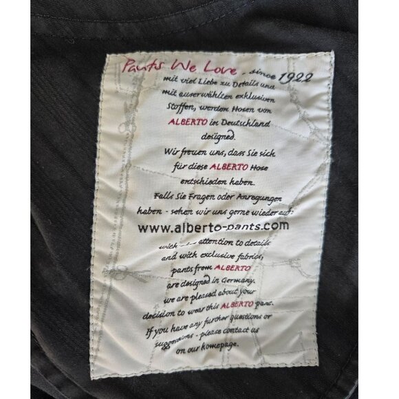 Alberto Pants Men's 38 x 31 Dress Pants Black Poland Comfort fit - Picture 7 of 8